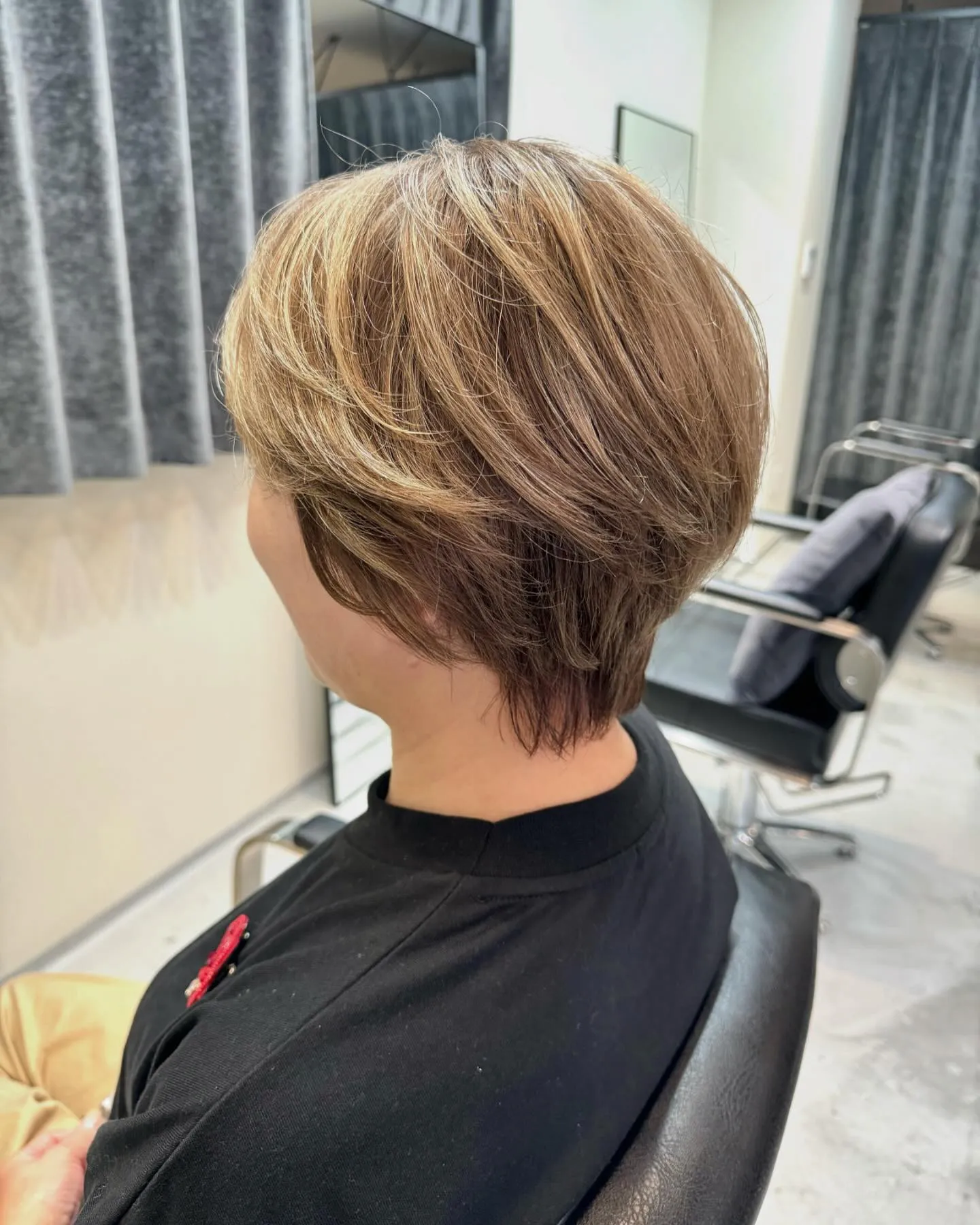 明るいヘアカラーで白髪染めできます🤩