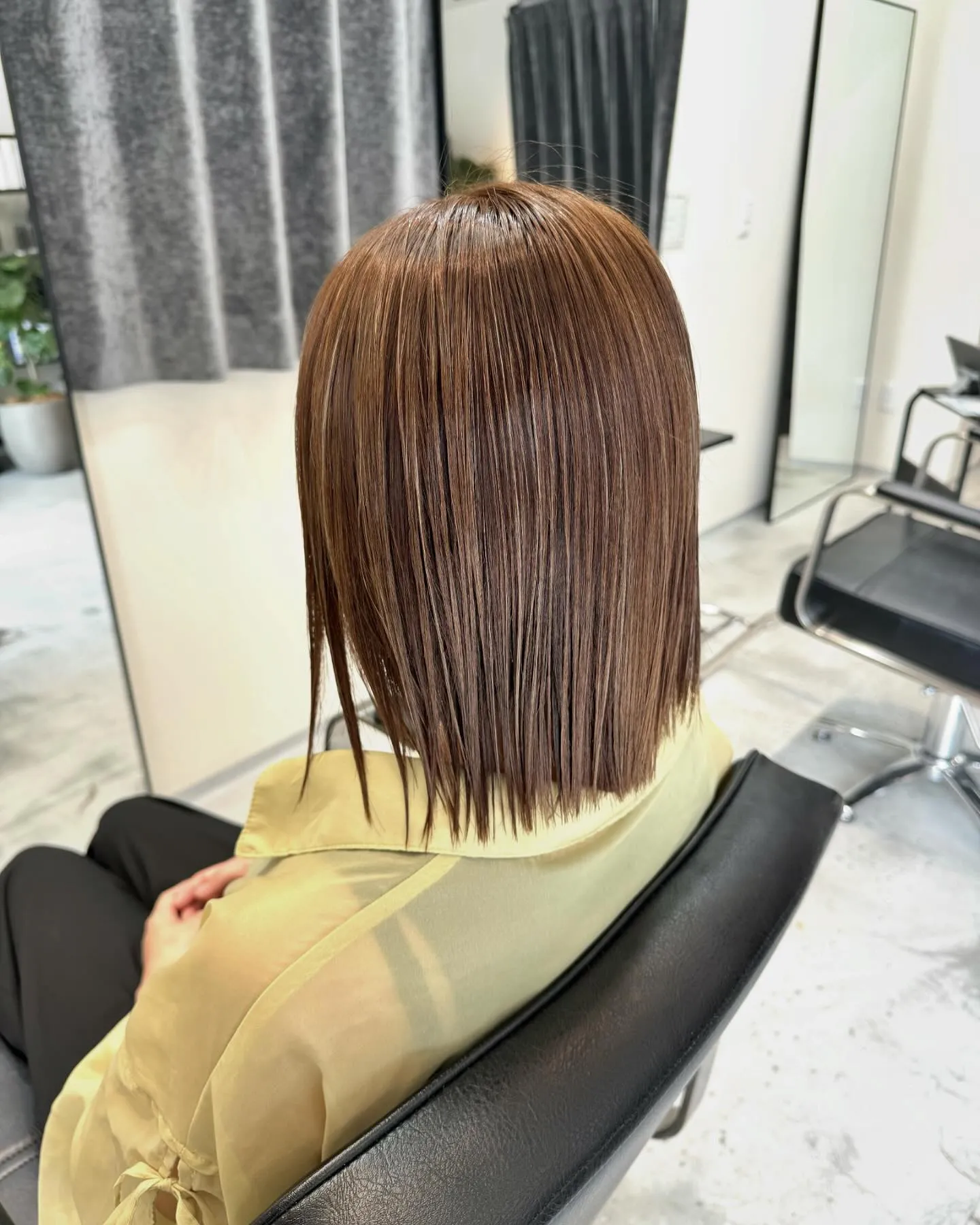 切りっぱなしスタイル💇🏼‍♀️