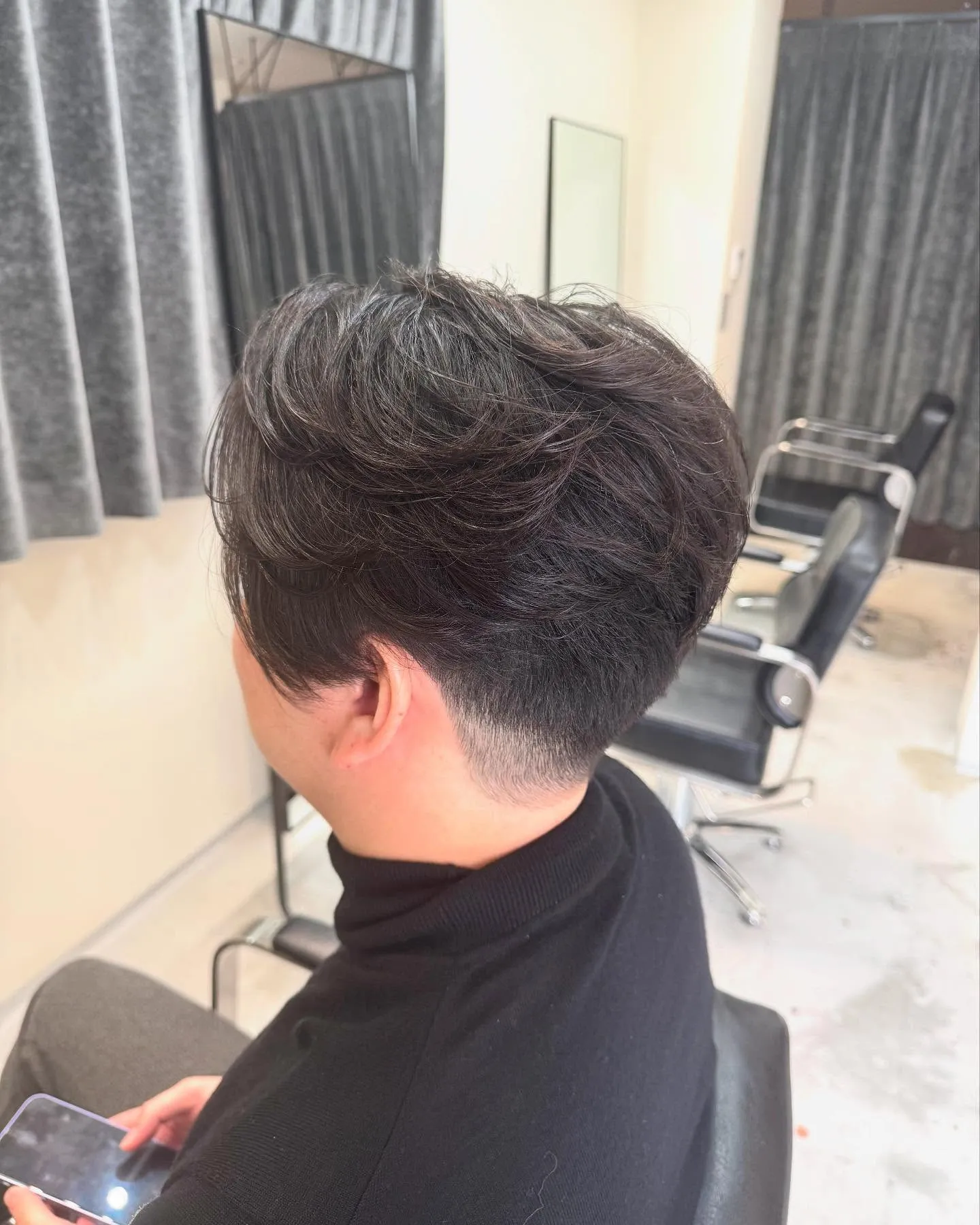 メンズ前下がりスタイル🙆🏽