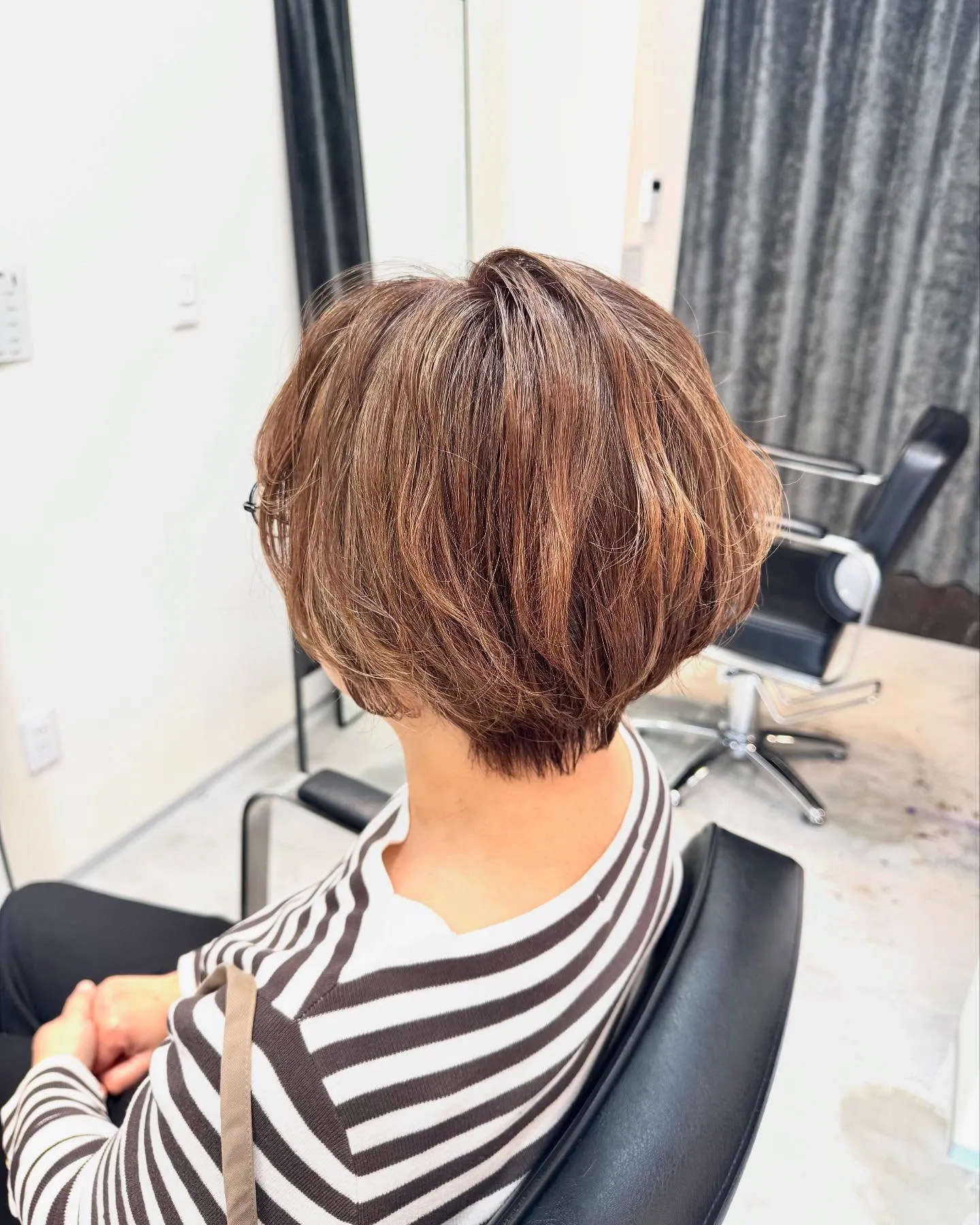 ショートボブに🙌