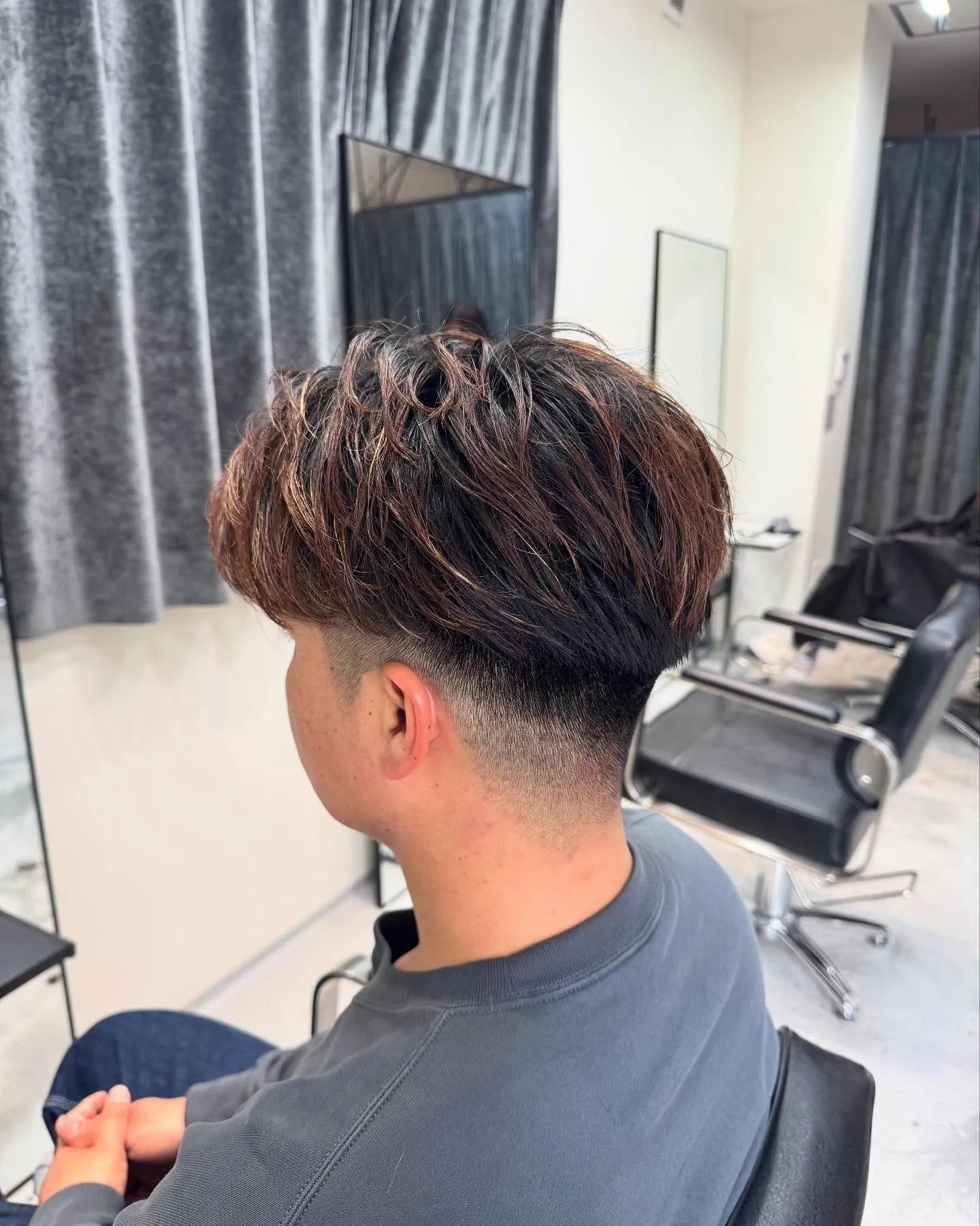 かきあげツーブロック🙆🏽