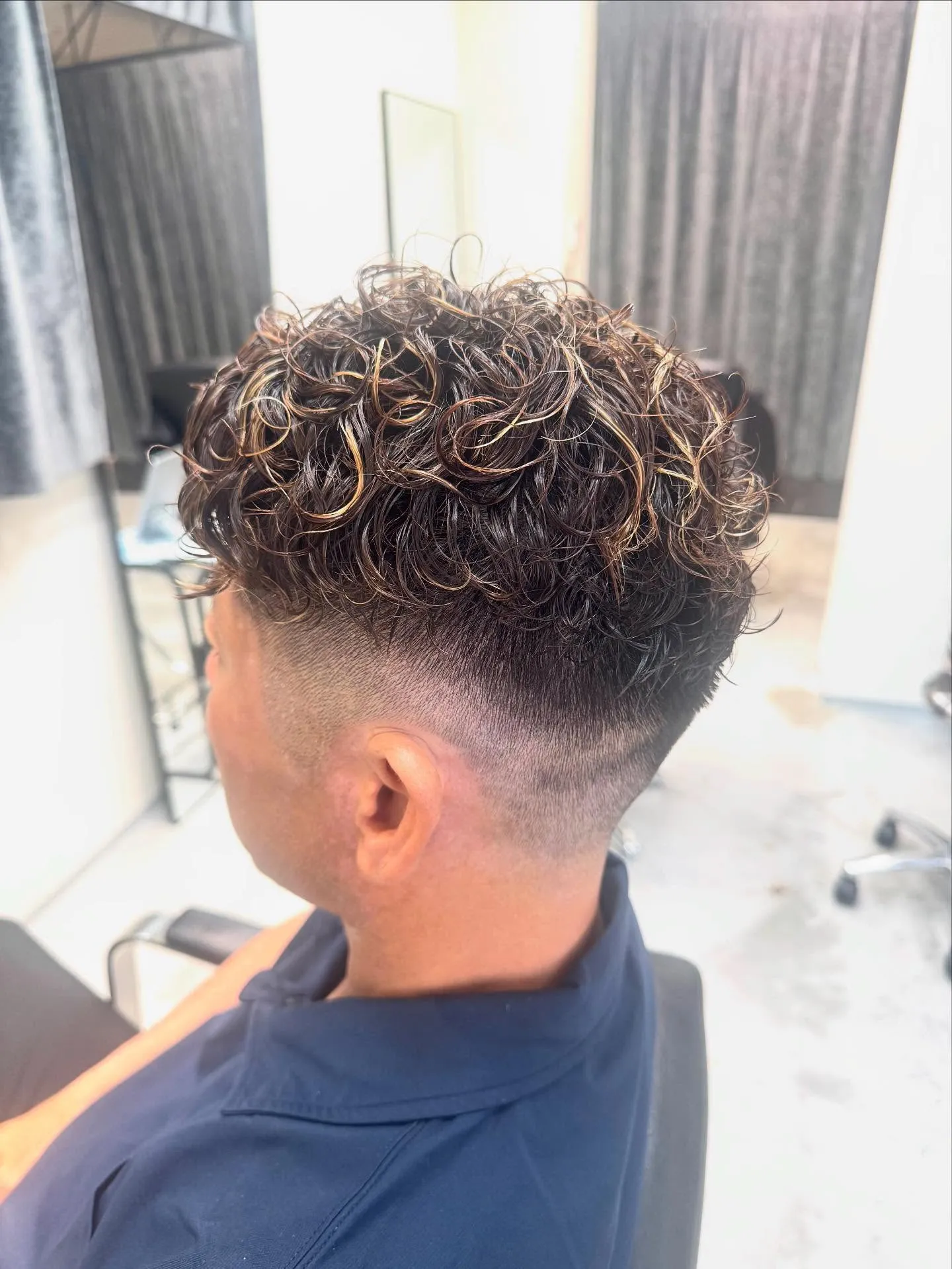 フェード+パーマ👨‍🦱