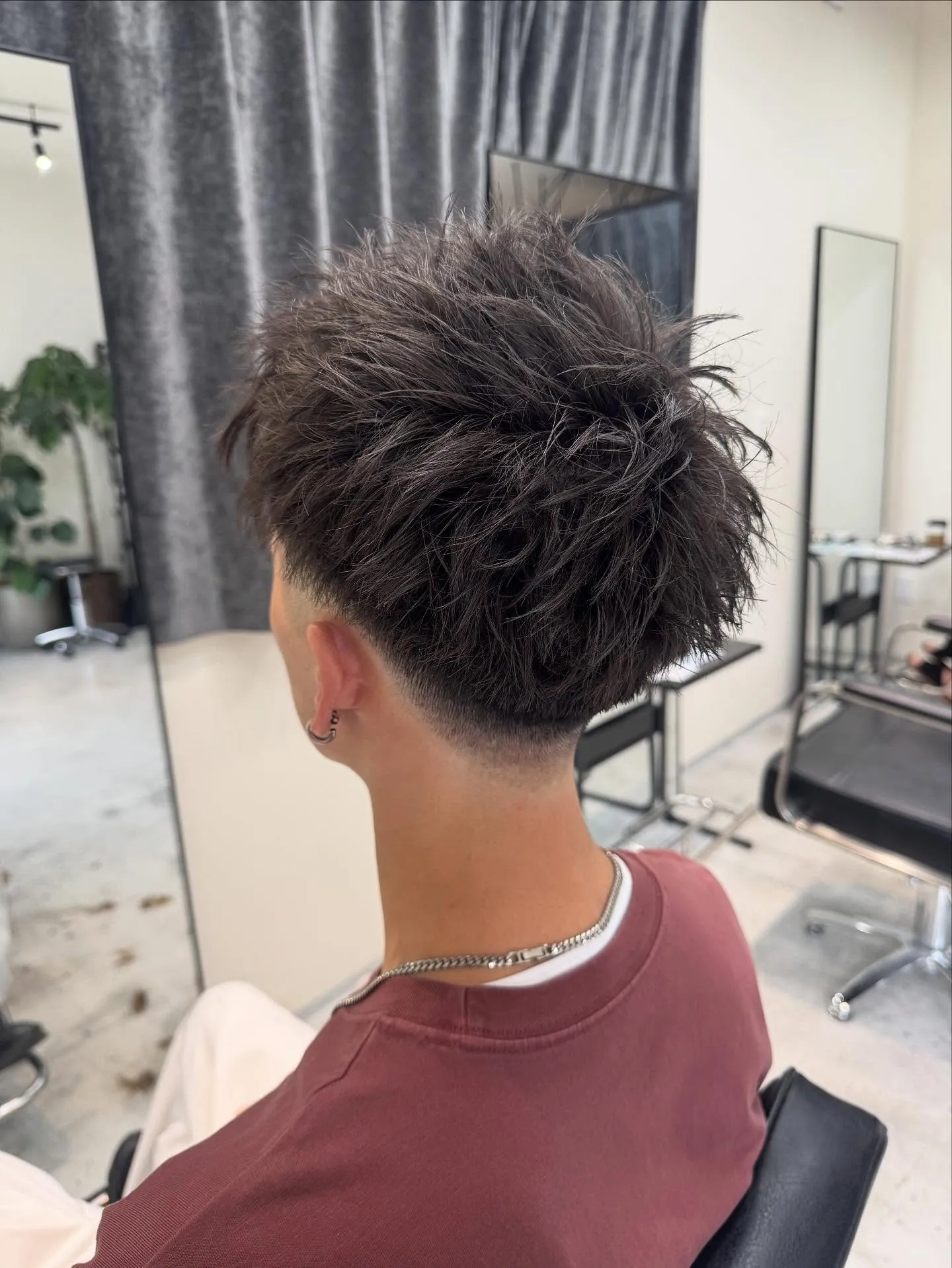 フェードにダークグレージュ🤩