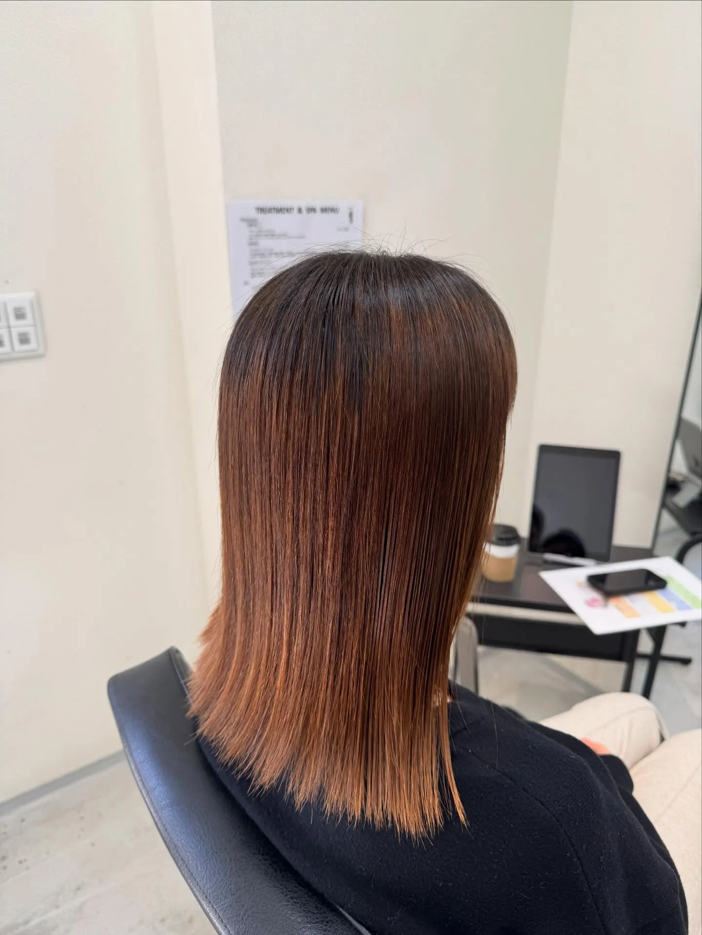 美髪ストレート