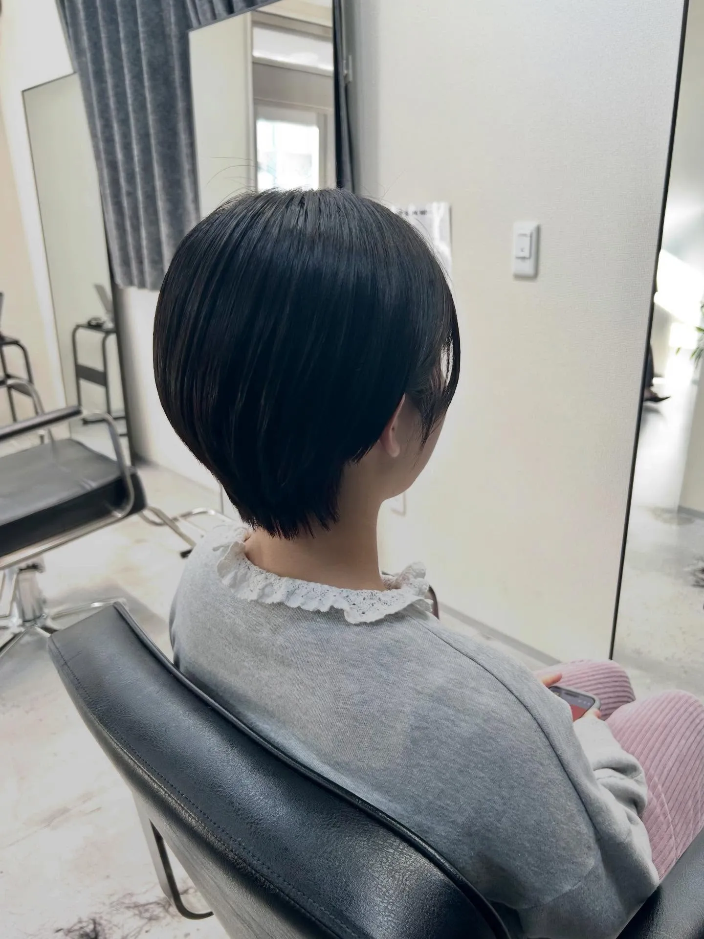 丸みがきれいなショートヘア