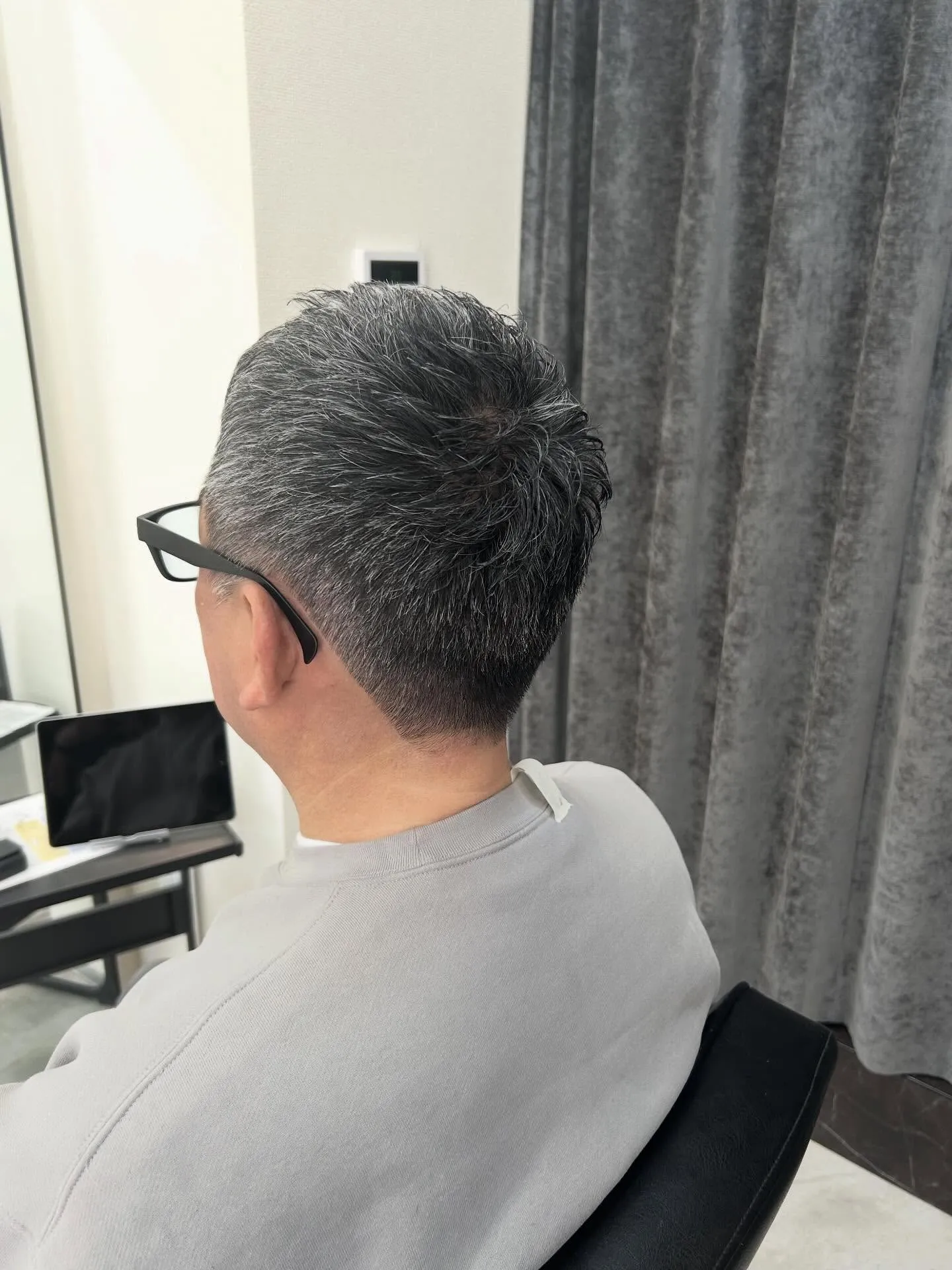 メンズナチュラルフェード