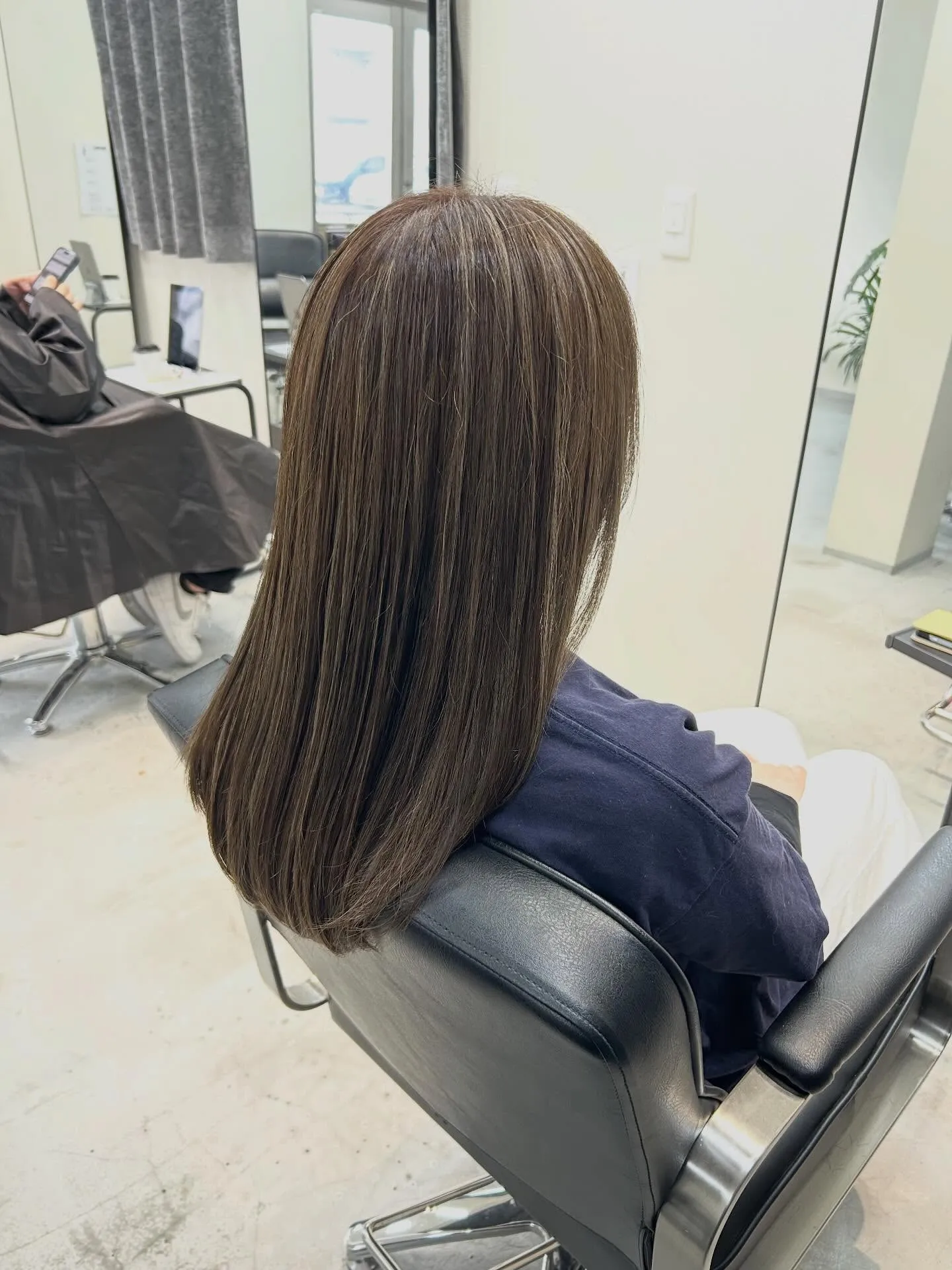 白髪ぼかしハイライト