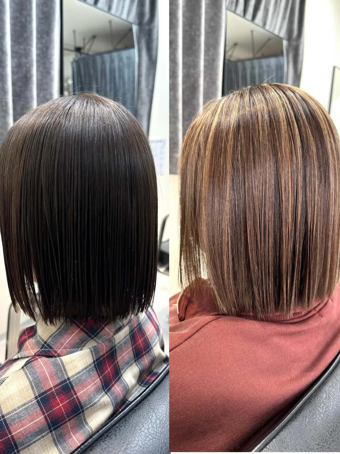 切りっぱなしボブ🤩