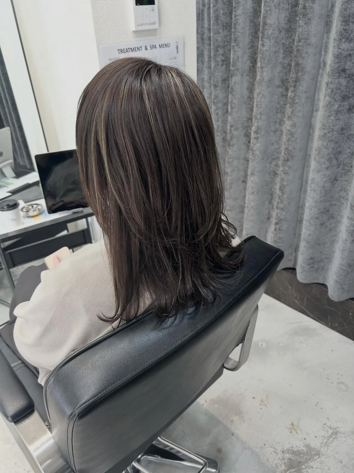 🩶透明感ハイライト