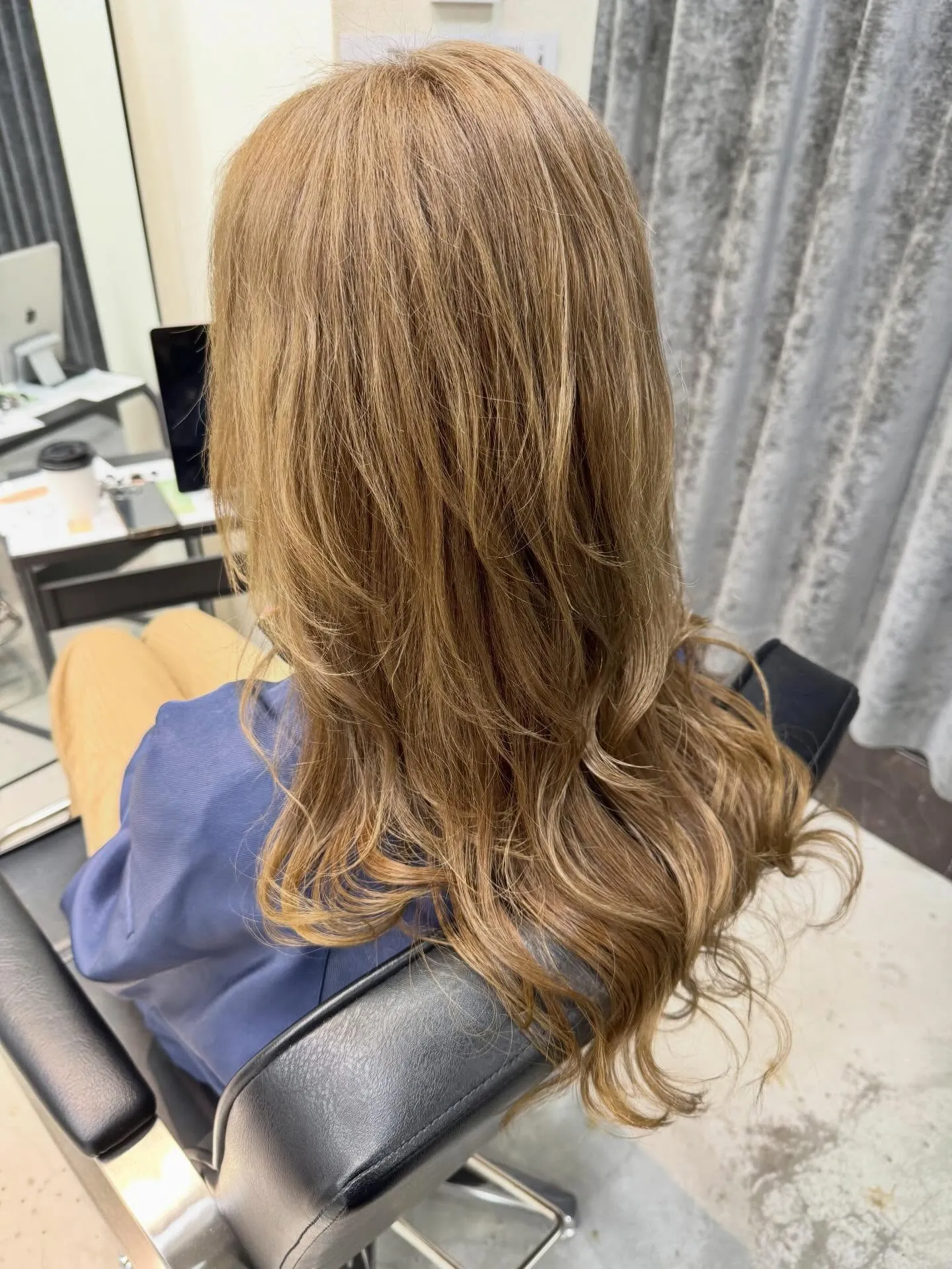 白髪染めでもハイトーンベージュ🤩