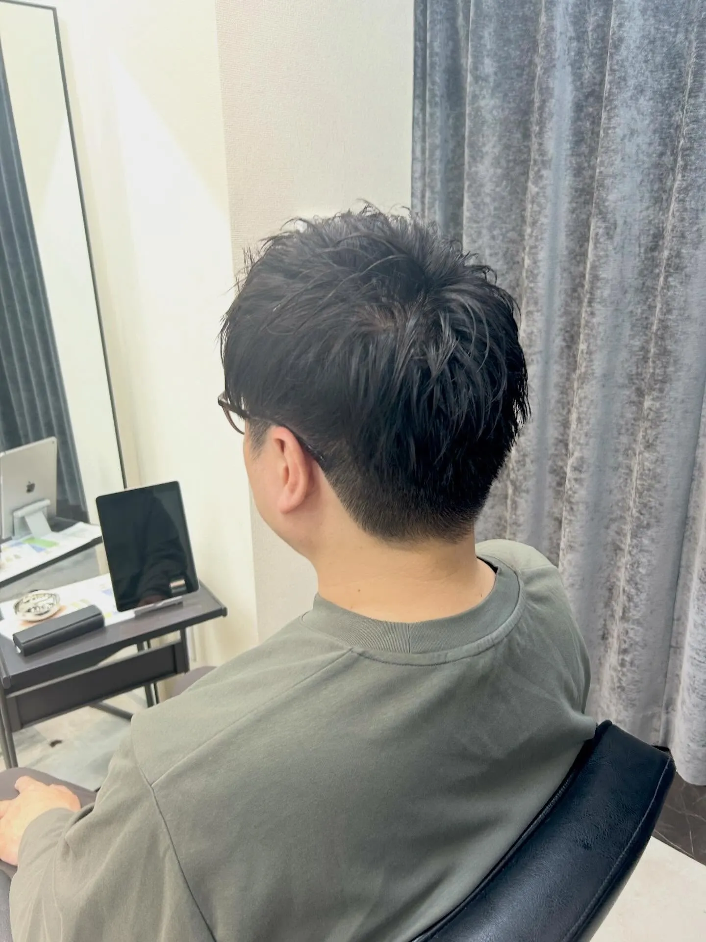 ナチュラルメンズショート