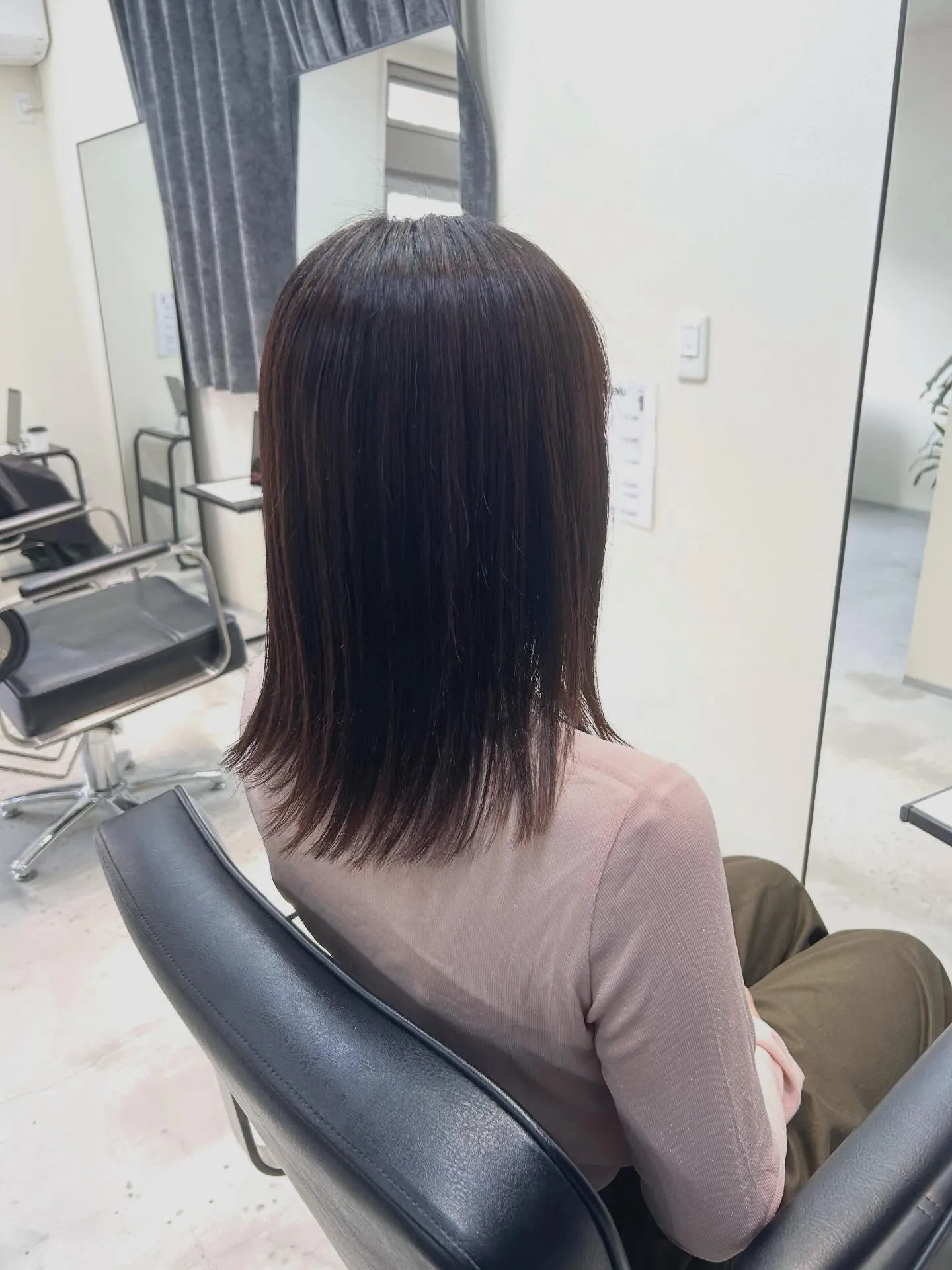 美髪ストレート