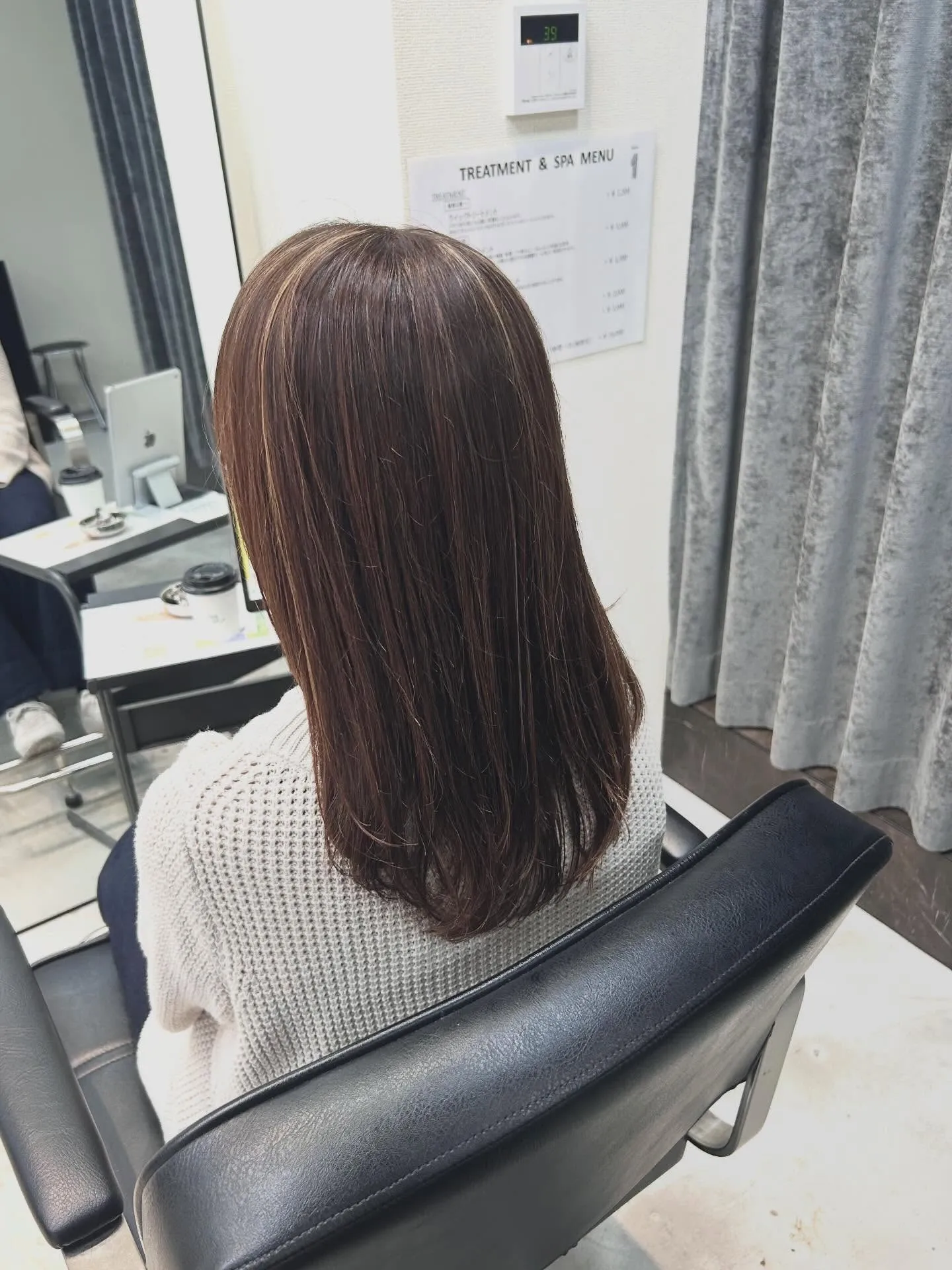 ハイライト×ピンクベージュでつくる