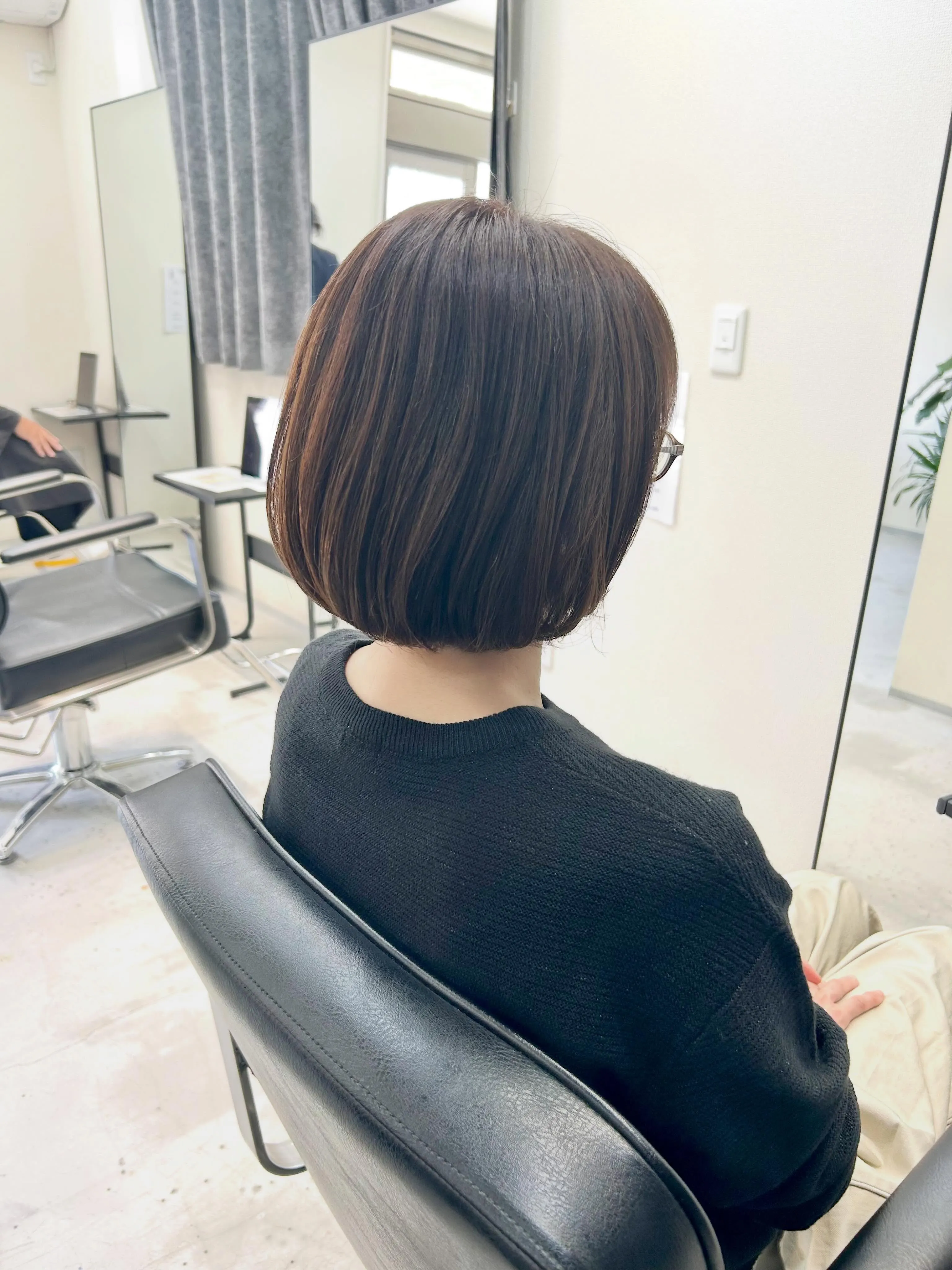 丸みショートボブ