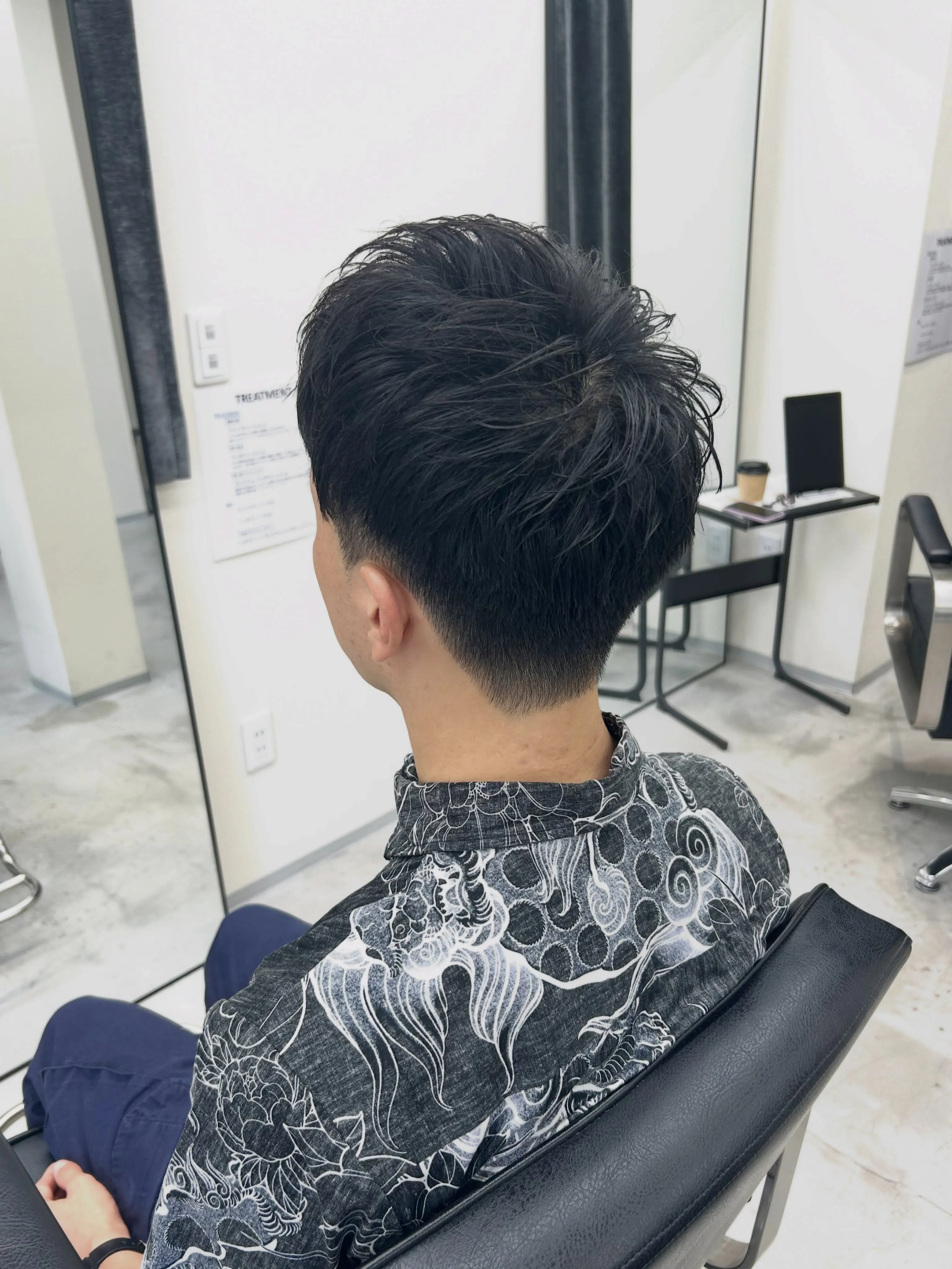 メンズツーブロックショート✂︎