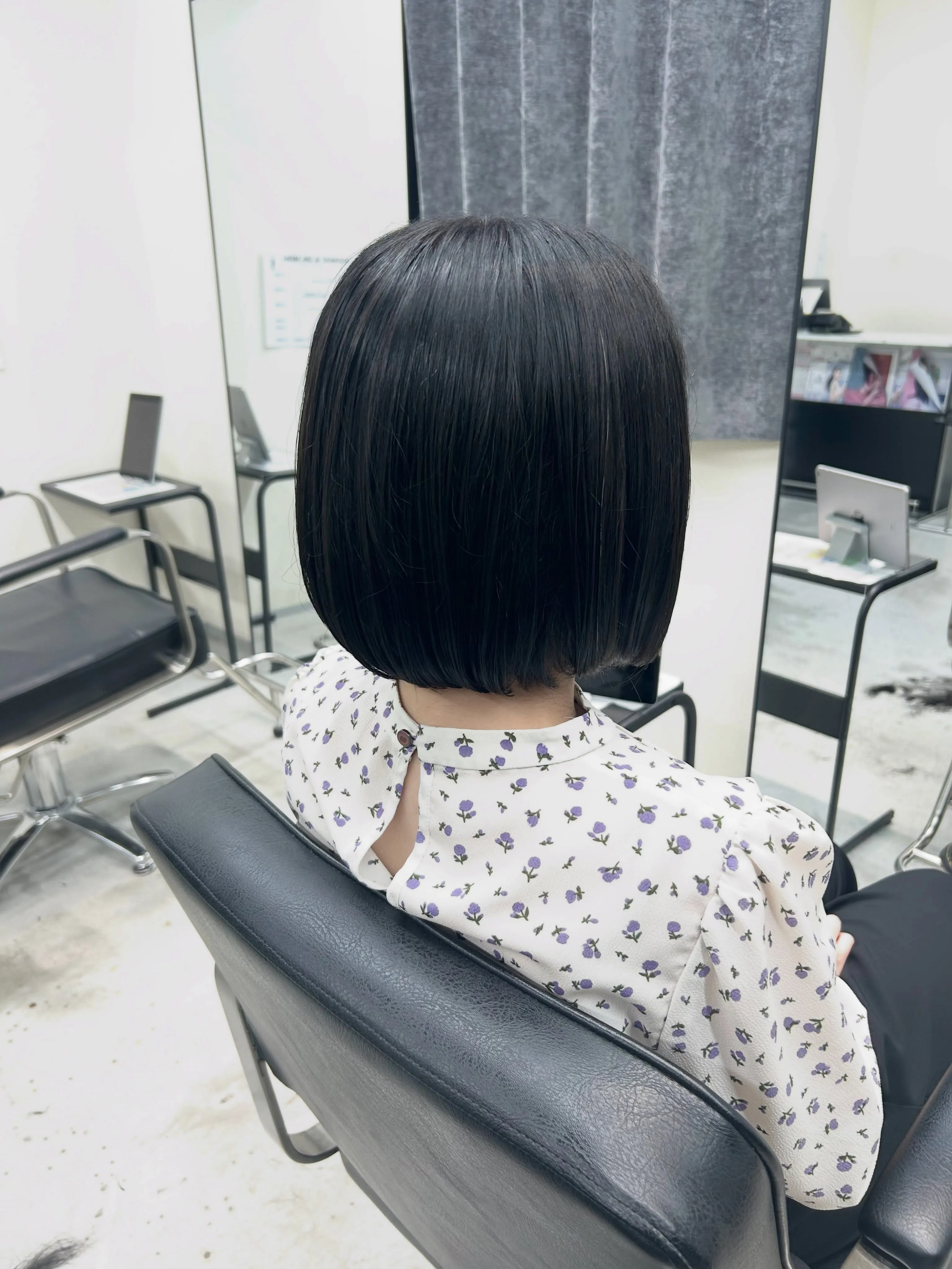 まとまり抜群の艶ボブ